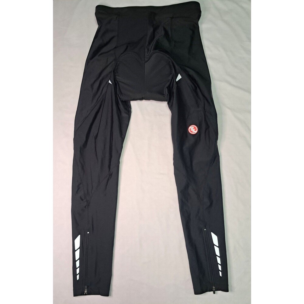 Souke Sports Men's XL Black‎ Footless Cycling Tights Nylon Spandex Padded Biking - Picture 8 of 8